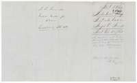 Field-notes wrapper for Joseph L. French's 640 acres, filed 18 February 1861, with notes on the map check and patent.