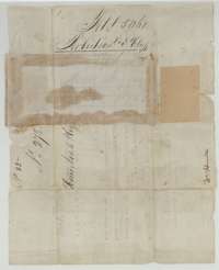 Back of the certificate, endorsed Heirs Noah Kezzia, 640 acres, with Land Office filing notes.