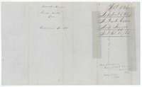 Field-notes jacket for Noah Kezzia, 640 acres, filed 18 February 1861, with a later note that the survey was cancelled by corrected field notes.
