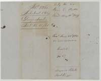 Jacket for the designation of land for Noah Kezzia, entry No. 25, recorded as No. 67.