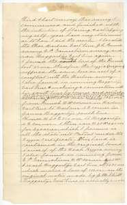 Continuation of Chas. E. Lee's statement, on locating the Kezzia survey and the strip left between it and neighbouring surveys.