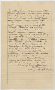 Affidavit of Byron F. Barry before a Dallas County notary, 4 June 1888, that he owns about 550 acres of the Noah Kizziah survey through earlier deeds.