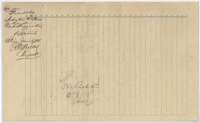 Jacket for the affidavit of Byron F. Barry, filed 6 June 1888.