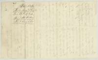 Filing wrapper for Mercer's Colony certificate No. 64, John M. Britton, Robertson 3rd Class.