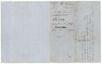 Wrapper for the transfer from John M. Britton to William M. Love, with a Land Office filing note of January 1872.