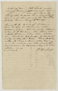 Designation of 21 January 1861 by D. H. Smith, naming the vacant land between neighbouring surveys to be covered by Britton's certificate.