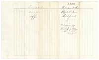 Jacket for Elizabeth Jones's certificate of occupancy, marked filed 17 July 1872.