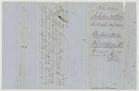 Back of the field notes, with the jacket for Elizabeth Jones's 107 acres filed 22 September 1868, and the patent entry.