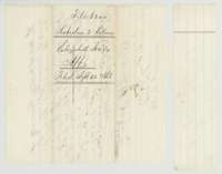 Jacket for the affidavit of Elizabeth Jones, marked filed 22 September 1868.
