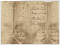 Back of the duplicate certificate, endorsed 'U.C. Dup. Cert. 320 acres, Alex. Lamountane', filed 26 October 1868.