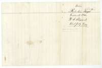 Wrapper marked Robertson Third Class, field notes of W. S. Shepard, 160 acres, filed 9 July 1872.