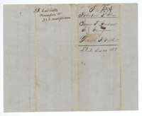 Wrapper for James T. Caddell's transfer of the certificate to David R. Mitchell, filed 29 December 1868.
