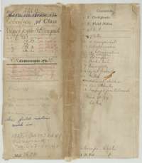 Outer file jacket for the McDougald claim, with a contents list of the certificate, field notes, letters and conveyances kept in this file.