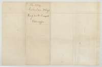 Old wrapper marked File 5509, Robertson third class, Joseph McDougald.