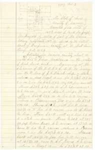 Corrected field notes and plat for a tract of about 147 acres on Richland Creek, surveyed for Joseph McDougald's heirs and filed in 1876.