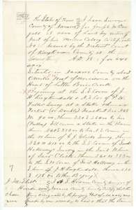 Field notes and plat for 28 acres at the head of Little Brier Creek, surveyed for Joseph McDougald's heirs by county surveyor A. S. Howren, 15 March 1873.