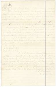 Field notes and plat for 130 acres on Little Cedar Creek, surveyed for Joseph McDougald's heirs by county surveyor A. S. Howren, 8 March 1873.