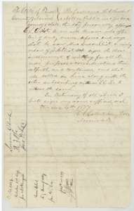 Notary's proof of the Susan Eliot power of attorney, taken at Navarro County on 4 December 1877.