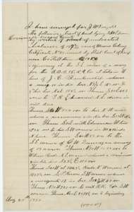 Field notes of 25 August 1878 for the McDougald tract south-east of Corsicana, surveyed by the county surveyor's office.
