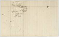 Wrapper for the application with Marchbanks' note that it was filed 15 October 1877 and the survey made the same day.