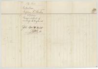 Wrapper for the surveyor's certificate of correctness on the ground for the 117 acres, filed 29 April 1878.
