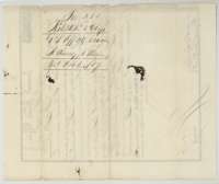 Back of the certificate, endorsed McKinney and Williams, 320 acres, filed 6 October 1857.