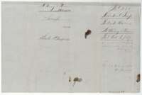 Field-notes jacket for McKinney and Williams, 160 acres, recorded in Book P, page 114, filed 6 October 1857.