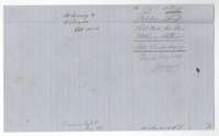 Field-notes wrapper for the McKinney and Williams 640 acres, filed in the Land Office in December 1857.