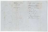 Filing wrapper for the transfers of the McKinney and Williams certificate to William B. Johnston and James Dunn, filed 12 February 1858.